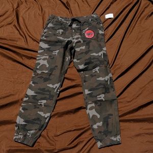 NWT Hollywood Jean People Men's Camo Cami Joggers